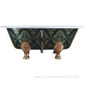 Luxury Freestanding Oval Cast Iron Clawfoot Tub